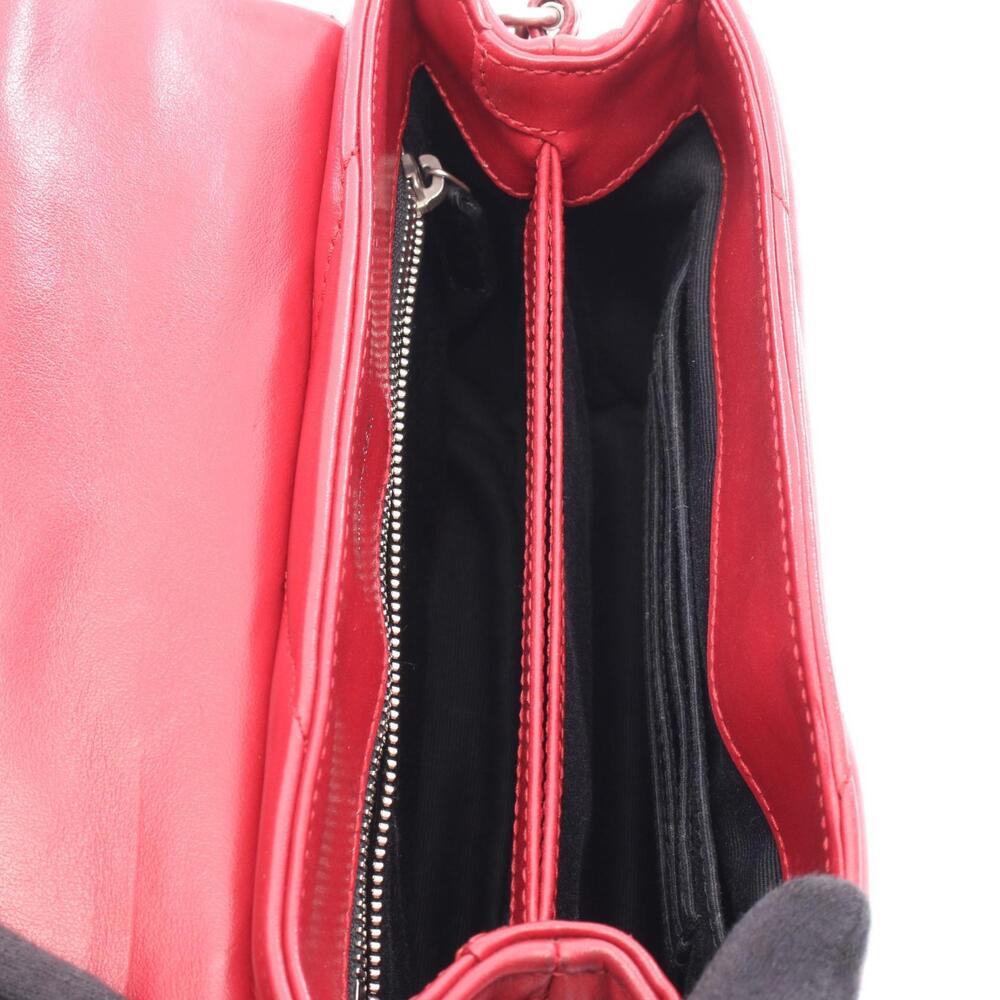 Saint Laurent Paris LOULOU TOY Shoulder Bag Leather Red - Picture 3 of 8